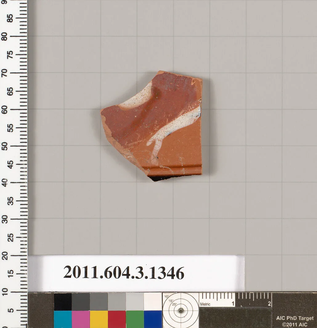 Terracotta fragment of a skyphos (deep drinking cup) — Unknown