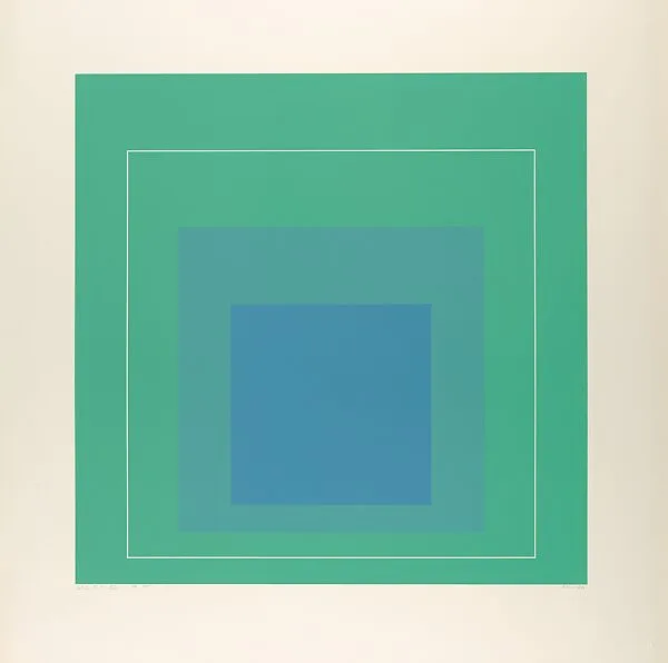 White Line Squares III (Series I) — Josef Albers|Gemini G.E.L.