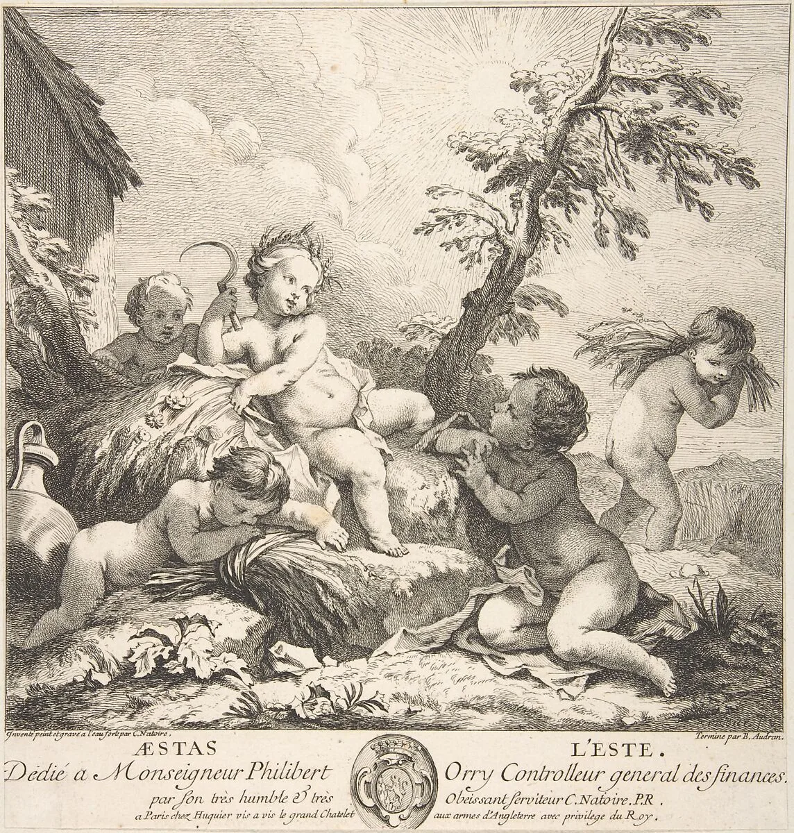 Summer — Charles Joseph Natoire|Benoît Audran II