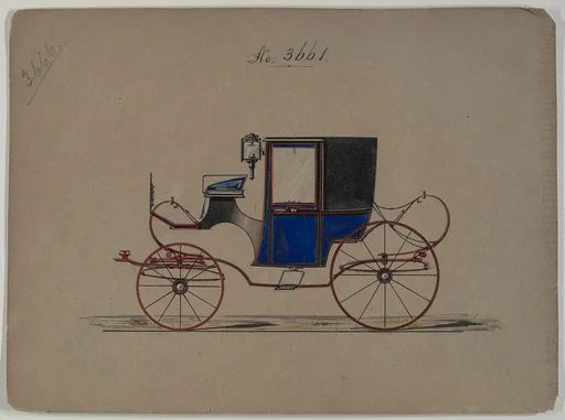 Design for Brougham, no. 3661