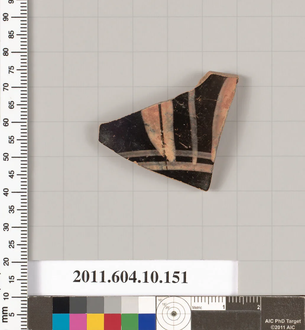 Terracotta fragment of a skyphos (deep drinking cup) — Unknown