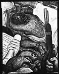 [Detail of "The Conflict Over Slavery" Panel of Diego Rivera's Mural for the New Worker's School, New York City]