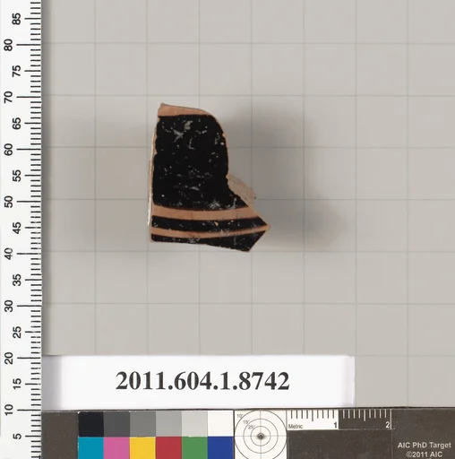 Terracotta fragment of a stemless cup