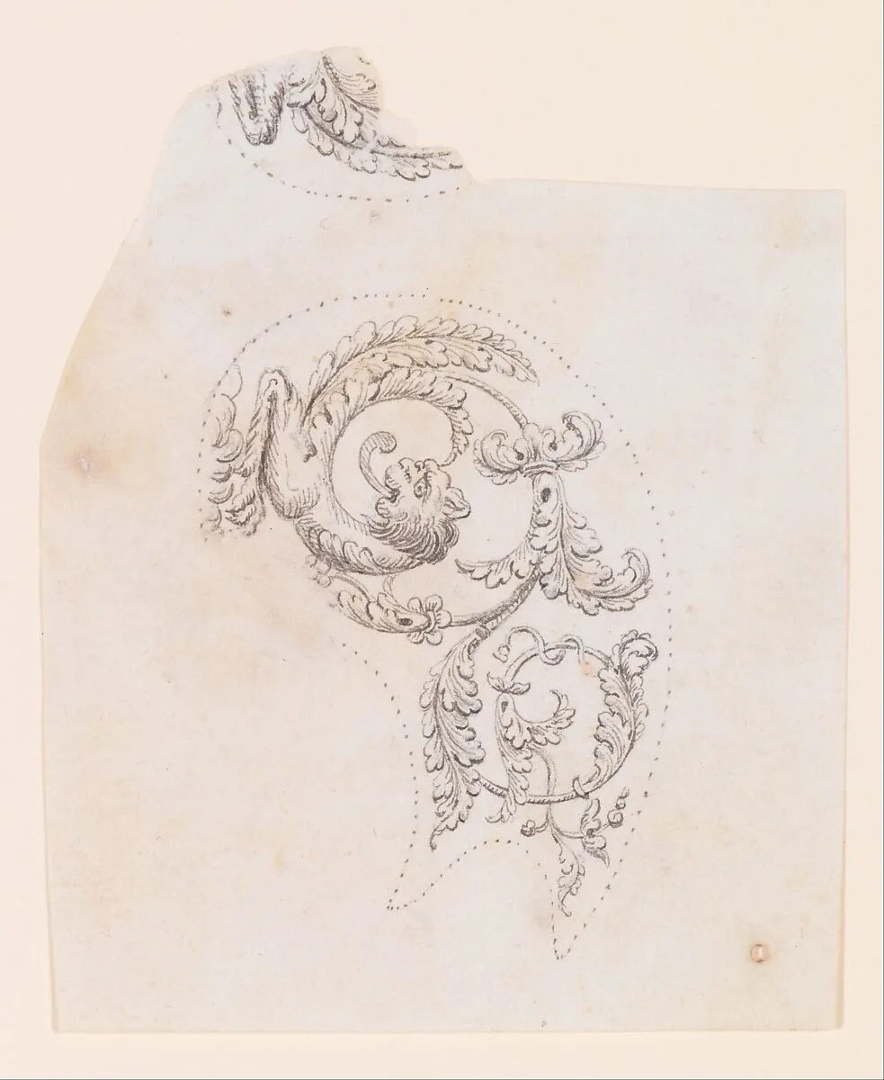 Design for the Decoration of the Grip of a Pocket Pistol — Nicolas Noël Boutet