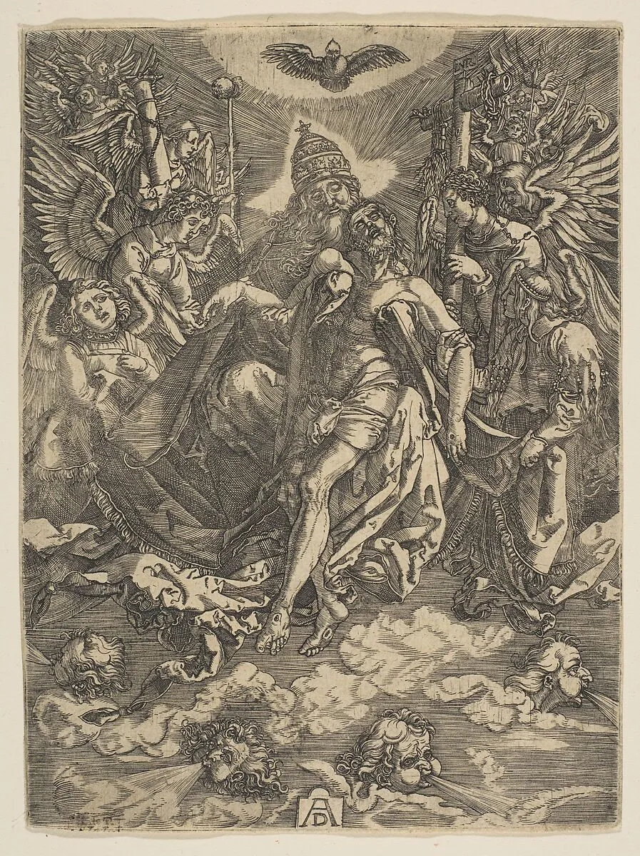 The Holy Trinity (reduced copy) — Albrecht Dürer