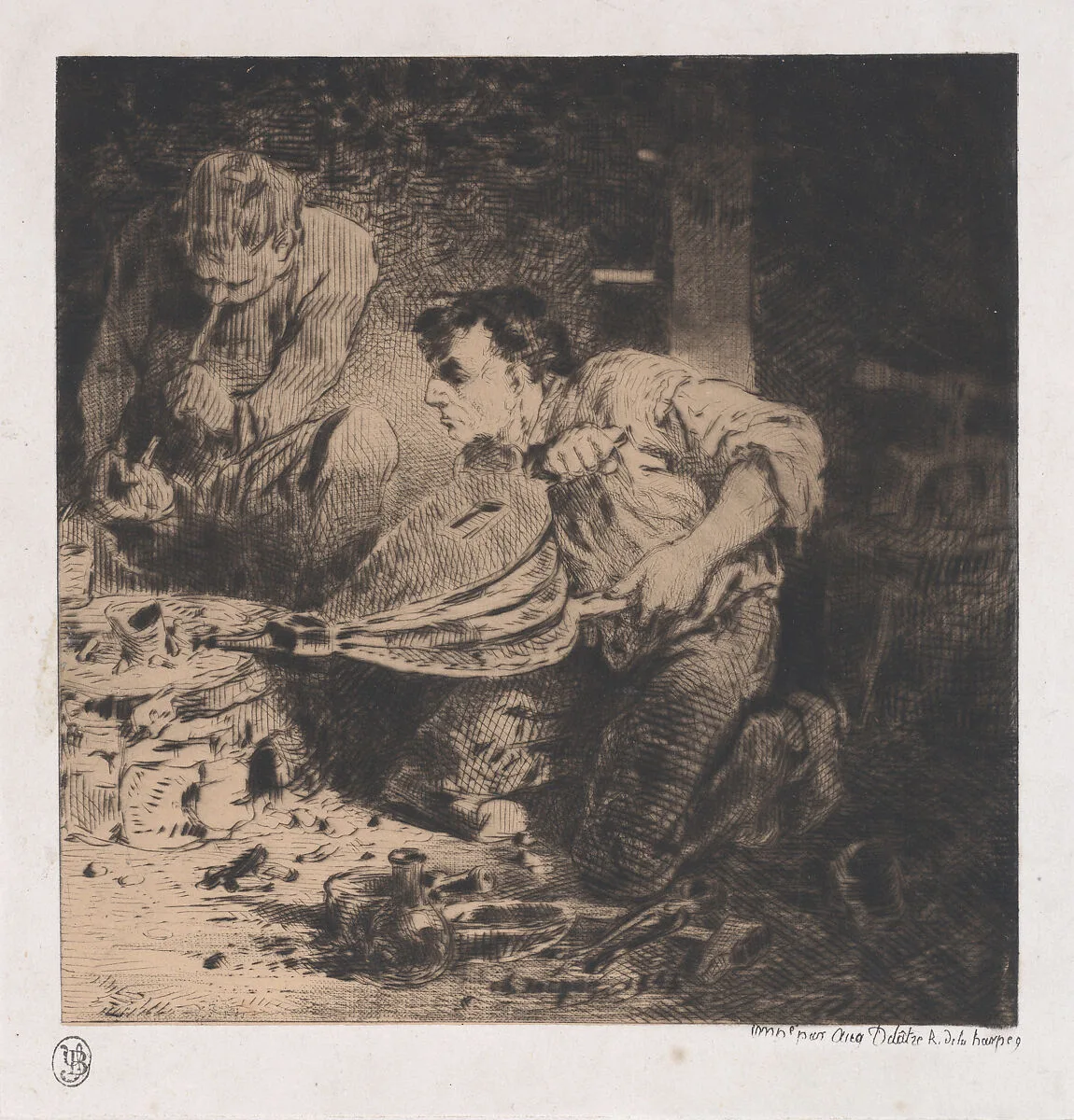 The Counterfeiters — Charles Jacque|Auguste Delâtre