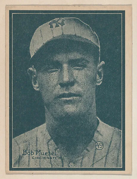 Bob Muesel, Cincinnati N.L. from the Baseball trade card series (W517) — Unknown