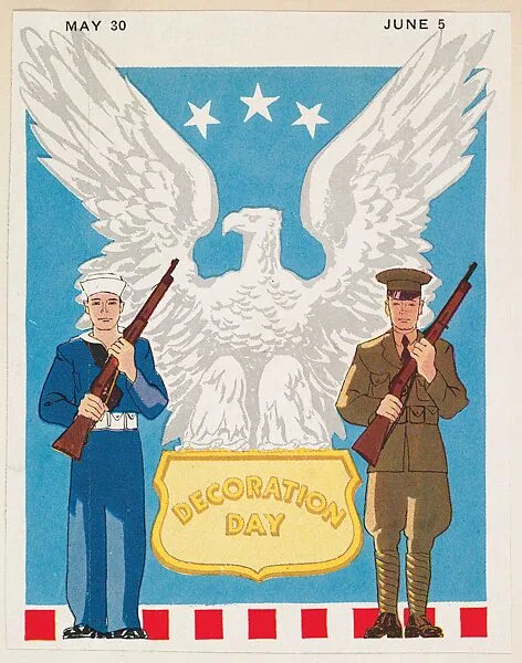 Decoration Day, insert card possibly from the Children, Holidays, Etc. series (D23) — Unknown