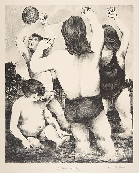 Children at Play — Ben Hoffman Abramowitz|WPA