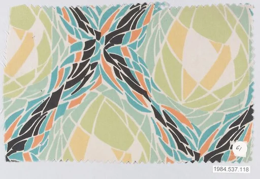 Textile sample, from the ¦Franko Prints¦ series