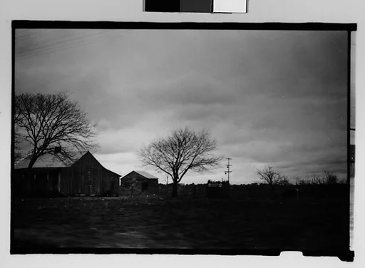 [Farm Buildings, From Moving Car, Mobile, Alabama]