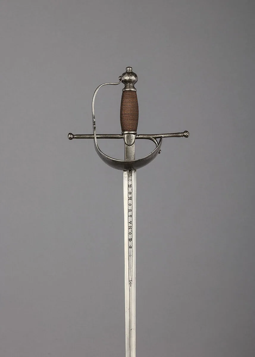 Rapier with Scabbard — Unknown