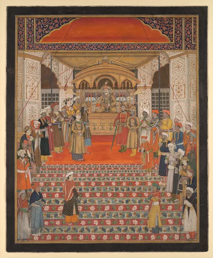 Durbar of Emperor Akbar Shah II
