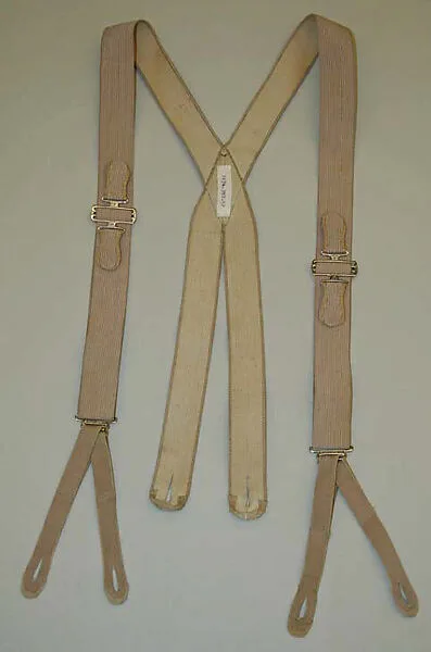 Evening suspenders — Unknown