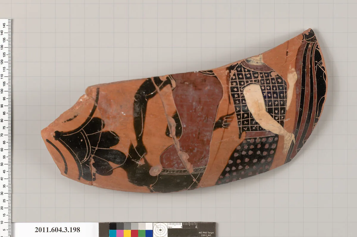 Terracotta fragment of a neck-amphora (jar) — Painter of Vatican 365