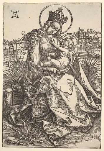 The Virgin on the Grassy Bank