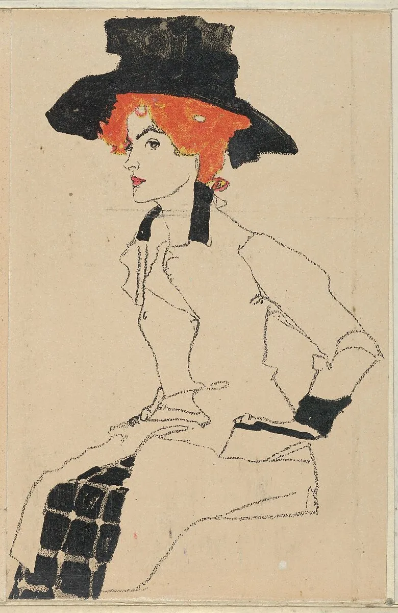 Portrait of a Woman — Wiener Werkstätte|Egon Schiele
