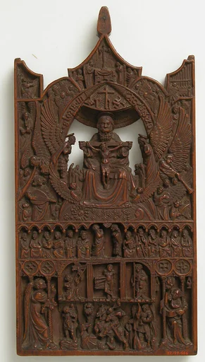Plaque with the Adoration of Trinity