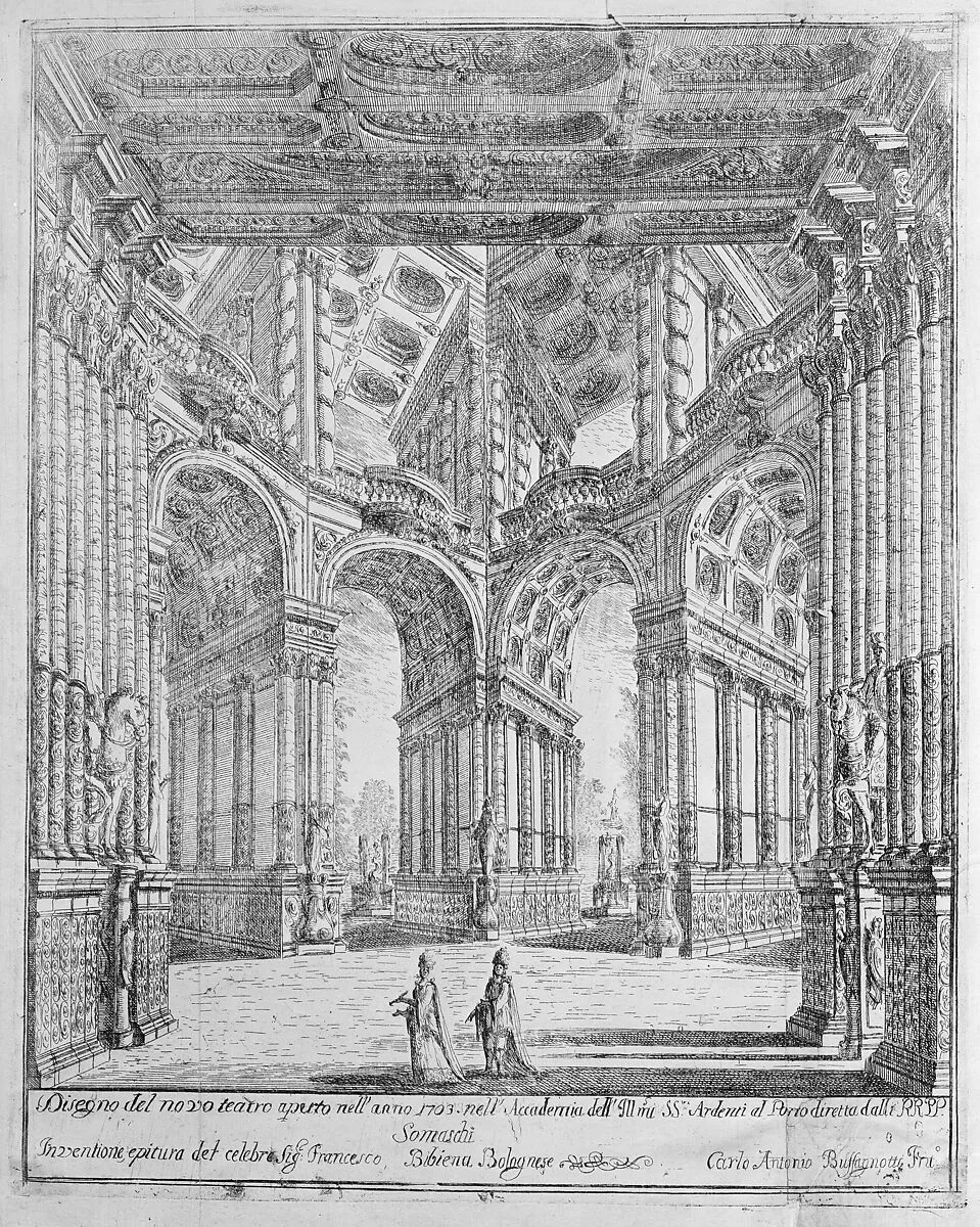 Varie opere di Prospettive — Pietro Giovanni Abbati|Paolo Monti|Ferdinando Galli Bibiena|Carlo Antonio Buffagnotti