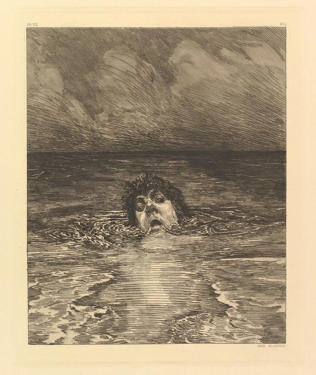Going Under (from the series A Life) — Max Klinger
