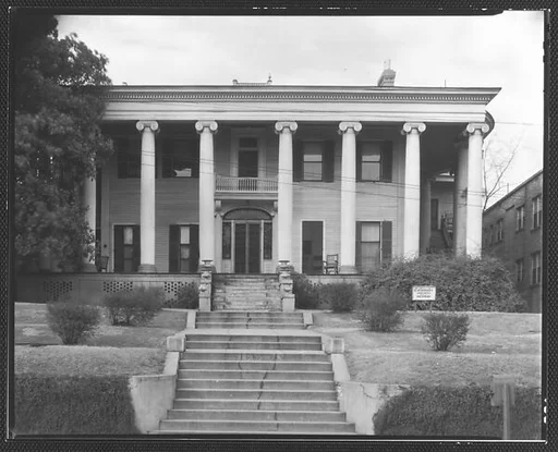 [Greek Revival House with Realtor's Sign on Lawn, Macon, Georgia?]