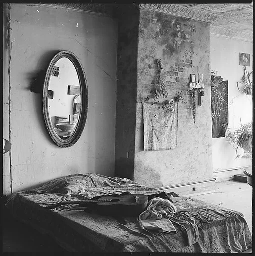 [20 Interior Views of Mary Frank's Bedroom, New York City]