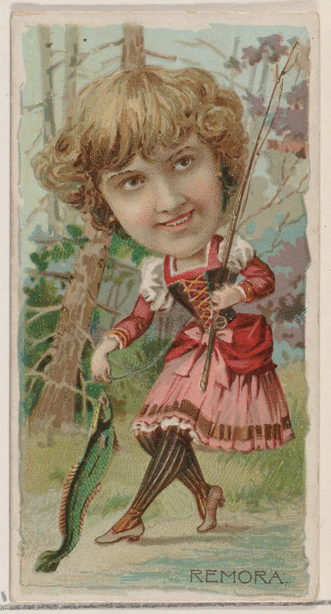 Remora, from the series Fishers and Fish (N74) for Duke brand cigarettes — W. Duke, Sons & Co.|Knapp & Company