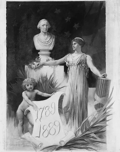 Design for the Washington Centennial Celebration, Souvenir — Edwin Howland Blashfield