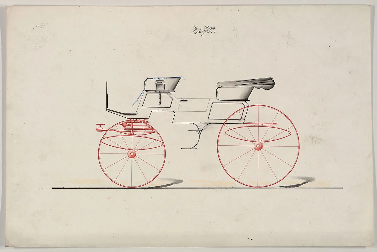Design for Phaeton, no. 701 — Brewster & Co.