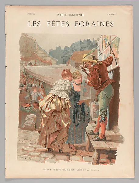 Paris illustré, "Les fêtes foraines" — Unknown
