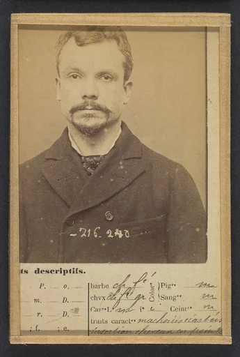 Chericotti. Paul. 35 ans, né à Milan (Italie). Marchand de volailles. Anarchiste/Assoc. de malfaiteurs. 25/3/94.