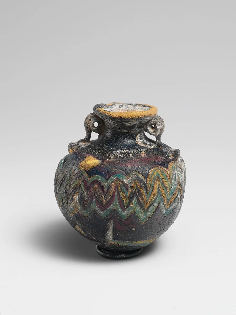 Glass aryballos (perfume bottle) — Unknown
