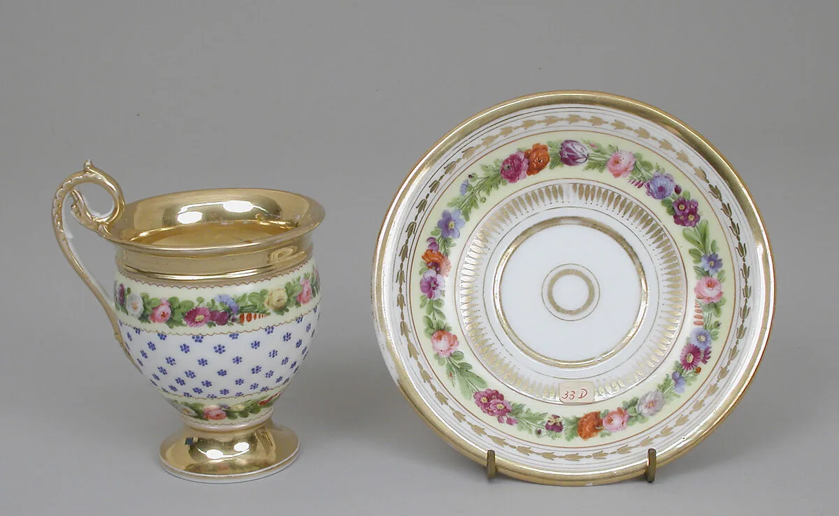 Cup and saucer — Unknown