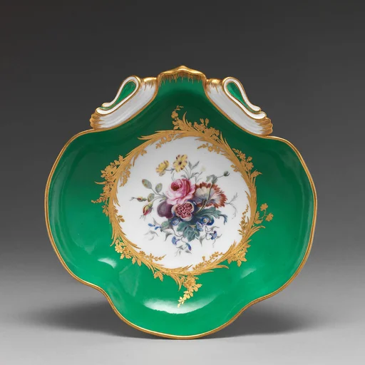 Fruit dish (compotier coquille) (one of four) (part of a service)