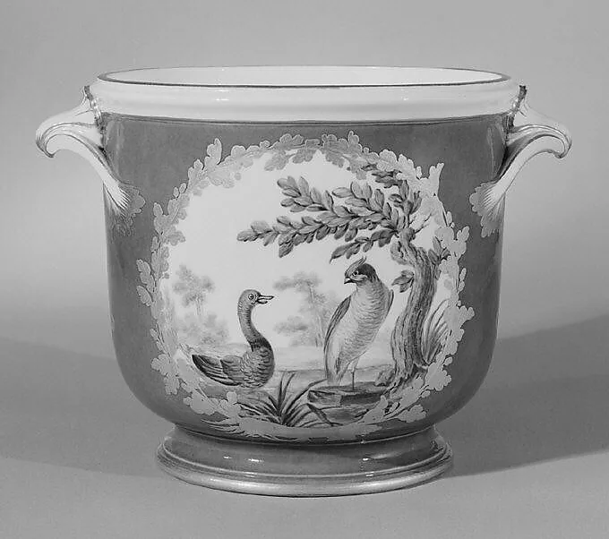 Wine-bottle cooler (seau à bouteille) (part of a service) — Sèvres Manufactory|Etienne Evans