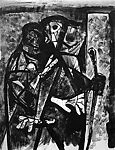 Study for "The Blind Men"