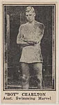 "Boy" Charlton, Aust. Swimming Marvel from Athletes strip card set (W590) — Unknown