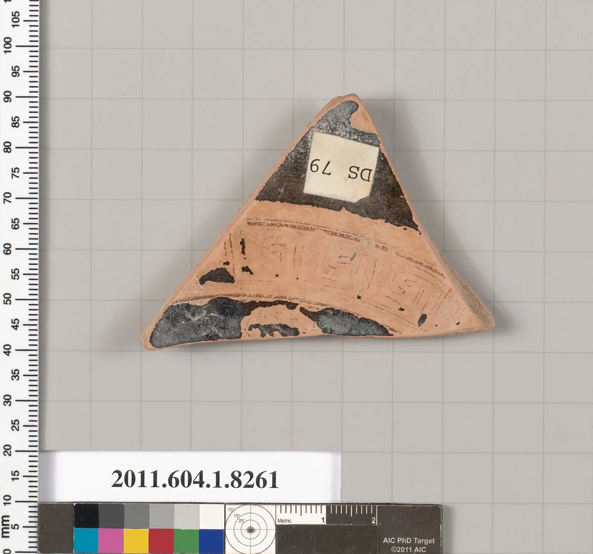 Terracotta fragment of a kylix (drinking cup) — Unknown