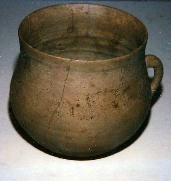 손잡이달린 잔 삼국 신라|把手附盞 三國 新羅|Cup with handle — Unknown