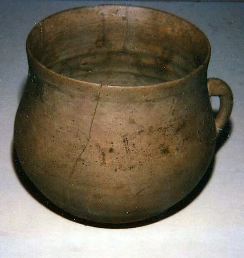 손잡이달린 잔 삼국 신라|把手附盞 三國 新羅|Cup with handle