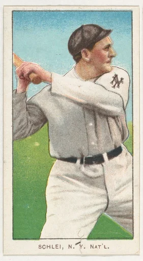 Schlei, New York, National League, from the White Border series (T206) for the American Tobacco Company