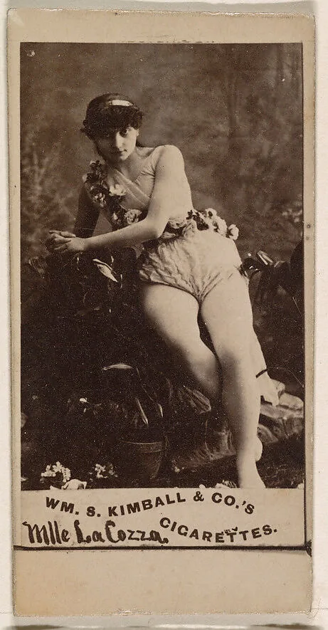Mlle. La Cozza, from the Actresses series (N203) issued by Wm. S. Kimball & Co. — William S. Kimball & Company