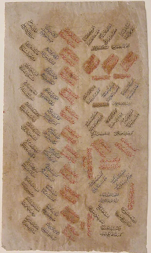 Page of Calligraphy