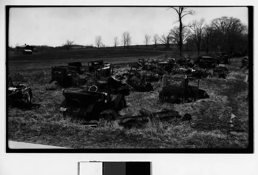 [Auto Graveyard in Field]