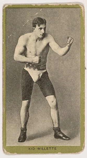 Kid Willette, from the Pugilistic Subjects series (T226), issued by Red Sun Cigarettes — Red Sun Cigarettes
