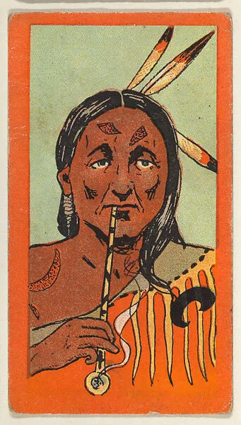 Tomocomo, from the "Indian Series" (T74), issued with Burley Cubs Cigars and Sweetbriar Cigarettes by the Booker Tobacco Company — Booker Tobacco Company, Lynchburg, Virginia