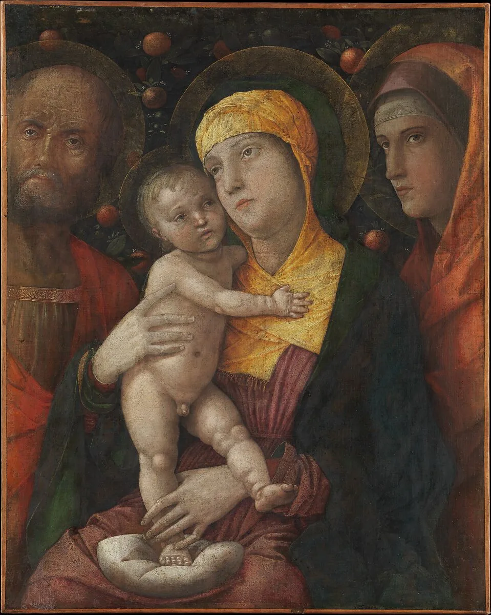 The Holy Family with Saint Mary Magdalen — Andrea Mantegna