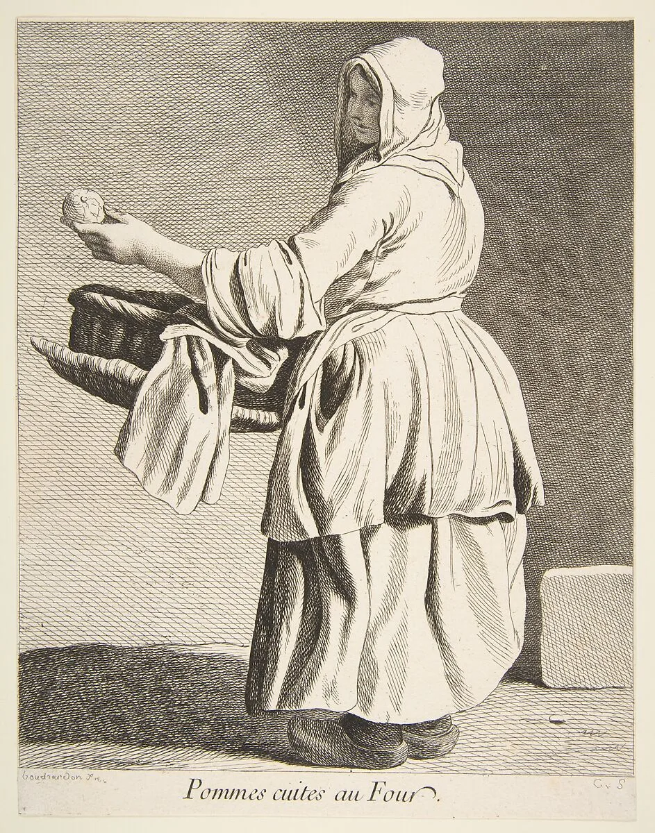 Cooked Apple Seller — François Joullain|Edme Bouchardon|Anne Claude Philippe de Tubières, comte de Caylus
