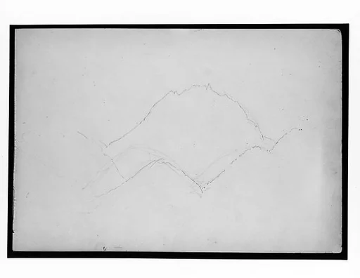 Mountains (from Switzerland 1869 Sketchbook)