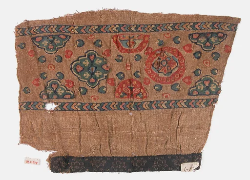 Sleeve Fragment with Floral Motives
